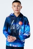 Hype Spacey Kids Multi Pullover Hoodie Size 13