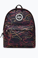 Hype Stroke Camo Multi Backpack School Bag