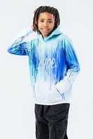 HYPE TEAL DRIPS KIDS HOODIE