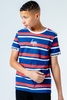 Hype Tommy Stripe Kids Multi T-Shirt Size 16Y