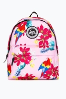 Hype Tropic Parrot Pink Backpack School Bag