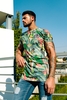 Hype Tropical Camo Mens Multi T-Shirt Size X-Small