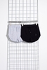 HYPE TWO PACK BLACK & GREY KIDS RUNNER SHORTS