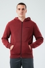 HYPE VINTAGE BURGUNDY OVERSIZED ZIP MEN