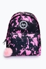 Hype Vintage Tie Dye Black/pink Backpack School Bag
