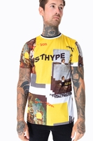 Hype Warped History Mens Multi T-Shirt Size Large
