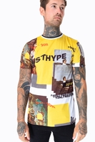 Hype Warped History Mens Multi T-Shirt Size X-Large