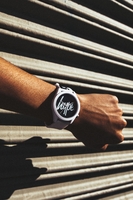 Hype White & Black Kids Watch