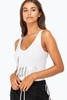 Hype White Holo Script Womens Bodysuit Size 14