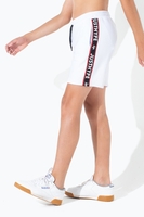 Hype White Jh Race Tape Kids Shorts Size 5/6Y