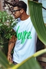 Hype White Script Mens Sleeveless T-Shirt Size X-Small