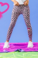 HYPE X L.O.L. LEOPARD DIVA KIDS LEGGINGS