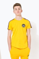 Hype Yellow Taylor Tape Kids T-Shirt Size 7-8