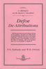 Defoe De-attributions