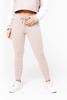 Contrast Stripe Fitted Joggers - Beige - XL