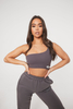 Retro Ribbed Lace Back Crop Top