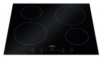 CDA HCN510FR 60cm Wide Four Zone Low Power Consumption Induction hob in Black