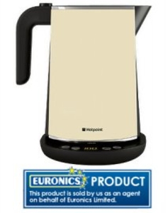 Hotpoint WK 30E AC0 UK Digital Kettle in Cream - PLUS CLAIM