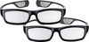Samsung SSG3300GR 3D Glasses TWIN PACK Wireless charge ready or USB Large Size fit Fit Over Style