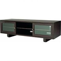 Sanus JFV60-CHOCO Dual Purpose Lowboy AV Cabinet in Chocolate Brown