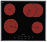 Smeg SE2664TC2 55cm Wide Touch Control Ceramic Hob in Black