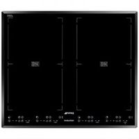 Smeg SIM62B 60cm Wide MULTIZONE Touch Control Induction Hob in Black