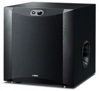 Yamaha NSSW300BL Twisted Flare Port Subwoofer in Black