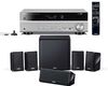 Yamaha RXV377TI 5.1 Channel 4k AV Receiver in Titanium AND Yamaha NSP40 5.1-Channel Home Theatre Speaker System