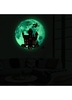 1pc 30 X 30cm Halloween Castle Luminous Sticker