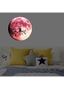 1pc 30 X 30cm Halloween Moon Pattern Wall Sticker