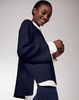 Trapeze Sleeve Ribbed Jumper