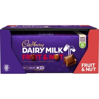 Dairy Milk Fruit Nut 180g (Box of 15)