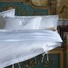 1000TC Genuisa Double Flat Sheet White