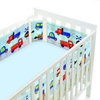 Breathable Baby 4 Sided Mesh Cot Liner - Beep Beep