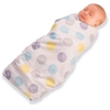 Breathable Baby Swaddle - Silver Swirl