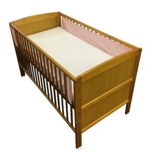 Breathe Easy Air Mesh Cot Liner For 2 Sided Solid End Cots - Pink