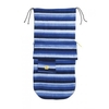 Buggy Snuggle Footmuff Blue Stripe Fleece
