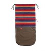 Buggy Snuggle Footmuff Khaki Waterproof Warm Stripe