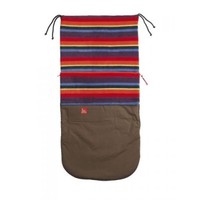 Buggy Snuggle Footmuff Khaki Waterproof Warm Stripe