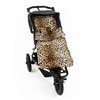 Buggy Snuggle Footmuff Leopard Print Fleece