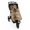 Buggy Snuggle Footmuff Leopard Toggles Fleece