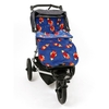 Buggy Snuggle Footmuff Rockets Fur - Cobalt