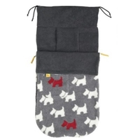 Buggy Snuggle Footmuff Scottie Dog - Charcoal