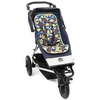 Buggy Snuggle Seat Liners Dinosaurs Cotton Lime Fleece
