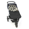 Buggy Snuggle Waterproof Footmuff Black Elephants Fur