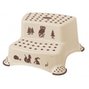 Forest Friends 21cm Tall Double Step Stool (Coffee)