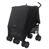 Koo-Di Pack-It Double Sun and Sleep Stroller Cover - Black