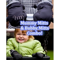 Mummy amp; Bubby Mitts Combo - Black