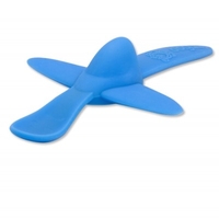 Oogaa Silicone Blue Aeroplane Spoon