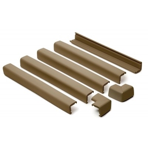 Prince Lionheart Fireplace Guard (2 Corners) - Chocolate